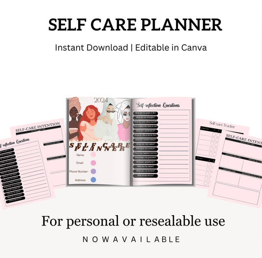 Self care planner PLR