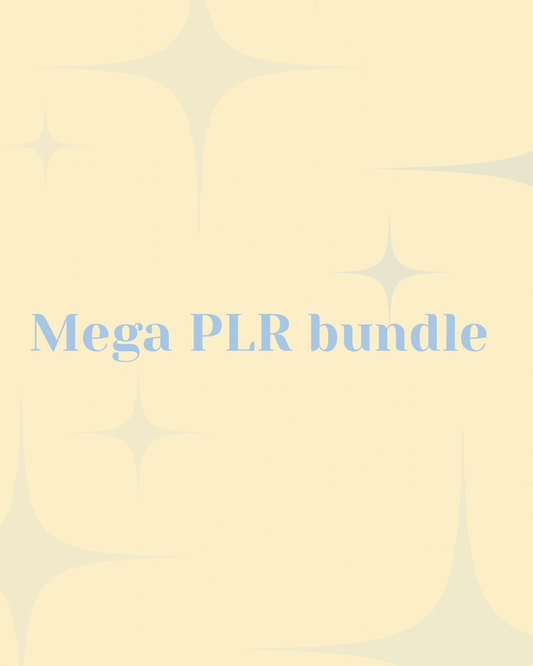 Mega PLR bundle